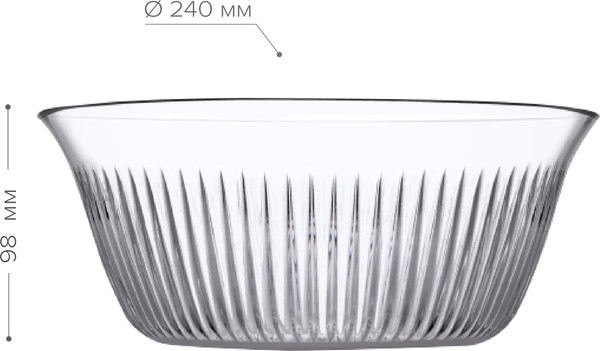 Изображение товара Салатник Pasabahce Фрезия 10686/1205938