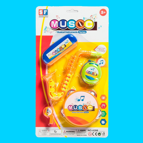 Изображение товара Музыкальная игрушка Sima-Land Набор музыкальных инструментов. Оркестр 6288D / 6980916 (5пр)