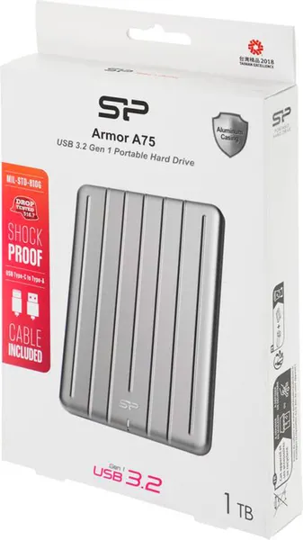 Изображение товара Внешний жесткий диск Silicon Power Armor A75 1TB (SP010TBPHDA75S3S)