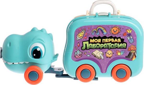 Изображение товара Набор для опытов Эврики Моя первая лаборатория. Машинка-динозавр DK898-10 / 10698351
