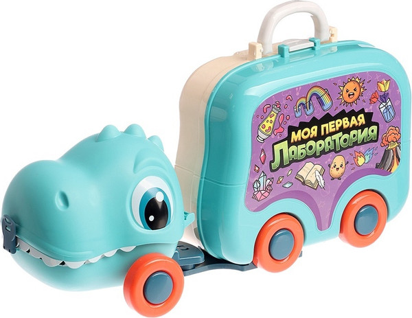 Изображение товара Набор для опытов Эврики Моя первая лаборатория. Машинка-динозавр DK898-10 / 10698351
