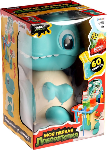 Изображение товара Набор для опытов Эврики Моя первая лаборатория. Динозавр DK789-10 / 10698349