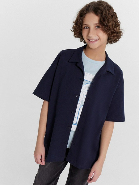 Изображение товара Рубашка детская Mark Formelle 113445 (р.128-64, неви)