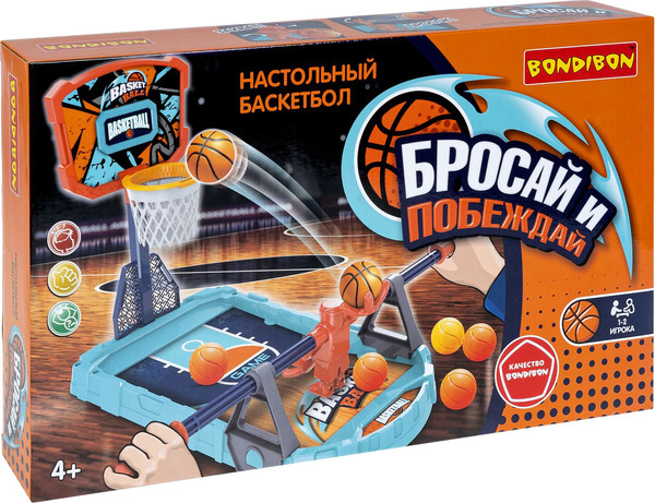 Изображение товара Настольная игра Bondibon Бросай и побеждай / ВВ6157