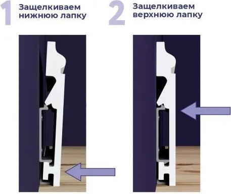 Изображение товара Крепление плинтуса Teckwood Клипса полимерная (30шт)