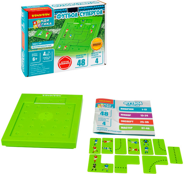 Изображение товара Игра-головоломка Bondibon БондиЛогика Футбол. Супергол / ВВ6261