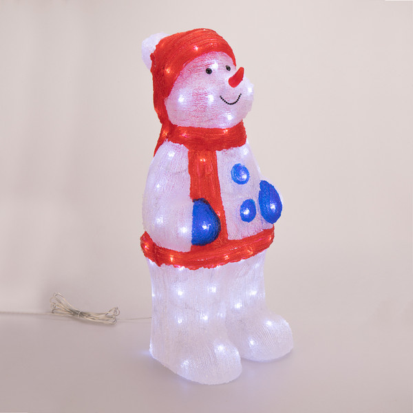 Изображение товара Светодиодная фигура 3D Neon-Night Снеговик в синих варежках 513-283