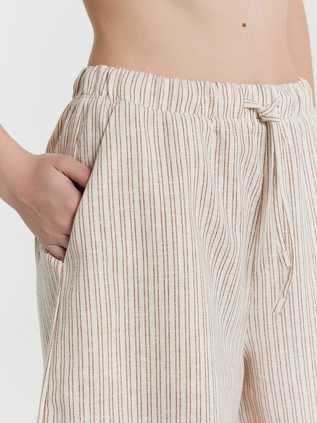 Изображение товара Шорты Mark Formelle 132341-1 (р.170-94, коричневая полоска на молочном)