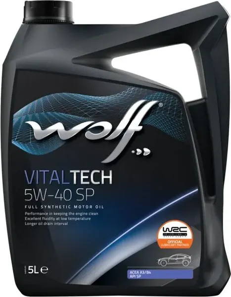 Изображение товара Моторное масло WOLF Vitaltech 5W40 SP / 1048901 (5л)