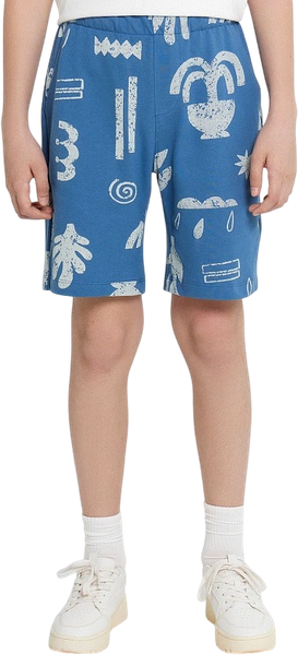 Изображение товара Шорты детские Mark Formelle 133351 (р.158-80, узоры на пепельно-синем)