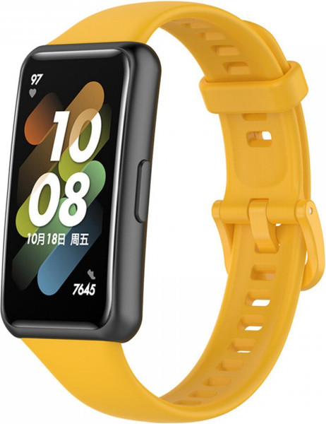 Изображение товара Ремешок для фитнес-трекера Rumi Для Huawei Band 7 (льняной/желтый)