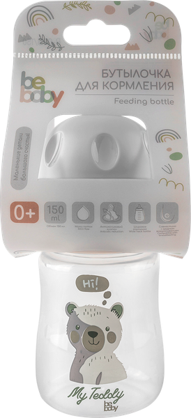 Изображение товара Бутылочка для кормления Be Baby R-08B/150 (150мл)