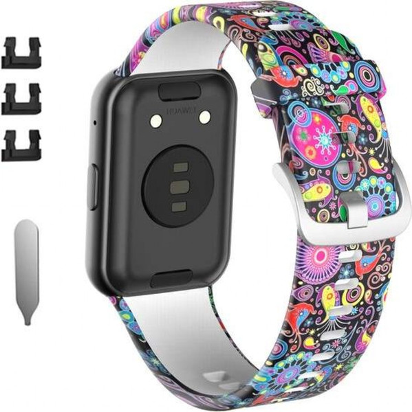 Изображение товара Ремешок для умных часов Rumi Силиконовый для Huawei Watch FIt/Watch FIt Elegant (цирк)