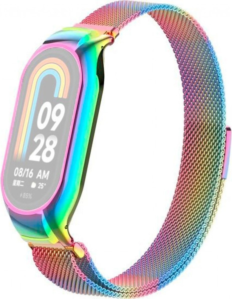 Изображение товара Ремешок для фитнес-трекера Rumi Milanese Loop для Xiaomi Smart Band 8/9 (хамелеон)