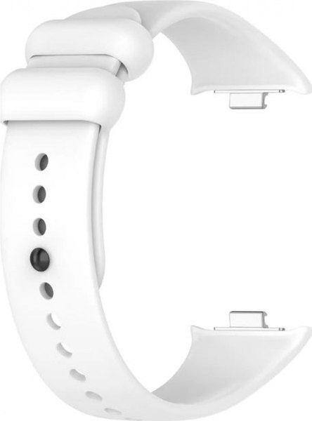 Изображение товара Ремешок для фитнес-трекера Rumi Силиконовый для Xiaomi Mi Smart Band 8 Pro/Redmi Watch 4 (белый)