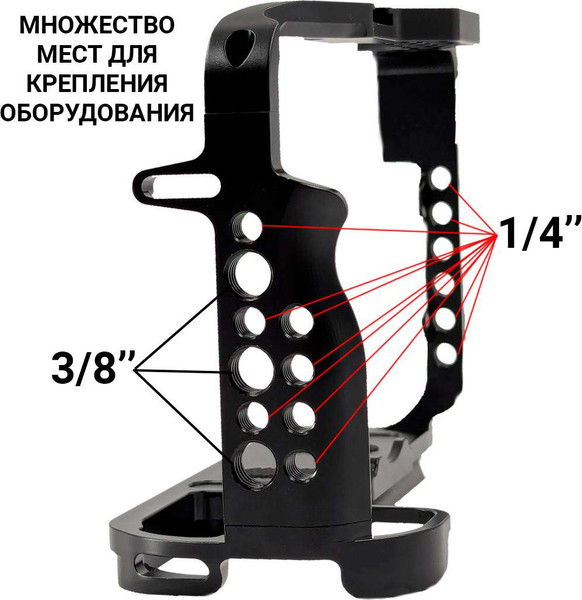 Изображение товара Клетка для камеры Zarrumi CR562 для Canon EOS R5/R6 Mark II