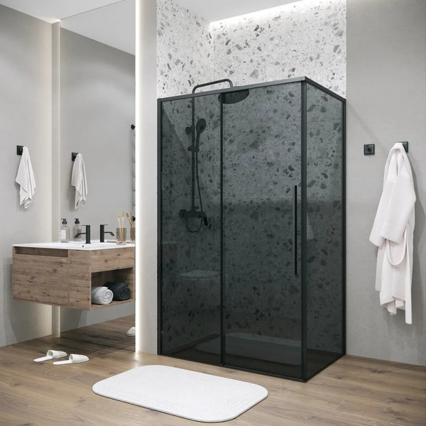 Изображение товара Душевой уголок Grossman Galaxy 140х100х195 / 120.K33.01.1410.21.10 (черный матовый/тонированное стекло)