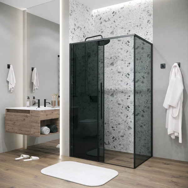 Изображение товара Душевой уголок Grossman Galaxy 140х100х195 / 120.K33.01.1410.21.10 (черный матовый/тонированное стекло)