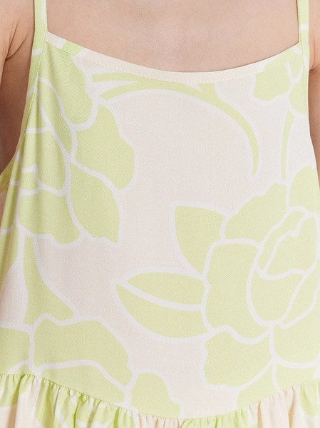 Изображение товара Комплект детской одежды Mark Formelle 197733 (р.122-60, зеленые пионы на молочном)