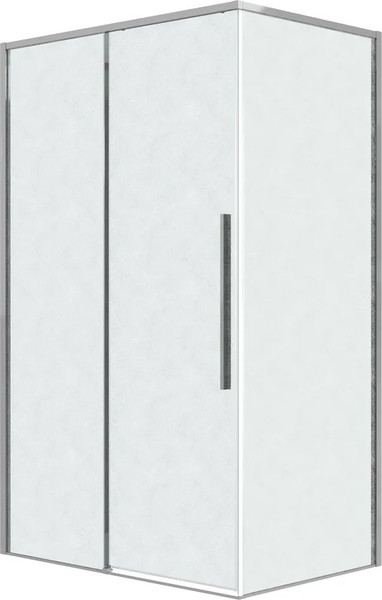 Изображение товара Душевой уголок Grossman Galaxy 100х100х195 / 120.K33.01.1010.10.02 (хром/шиншилла стекло)
