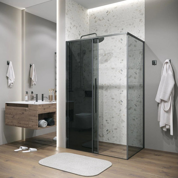 Изображение товара Душевой уголок Grossman Galaxy 140х100х195 / 120.K33.01.1410.42.10 (графит сатин/тонированное стекло)