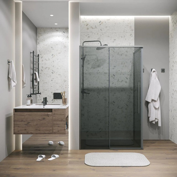 Изображение товара Душевой уголок Grossman Galaxy 140х100х195 / 120.K33.01.1410.42.10 (графит сатин/тонированное стекло)