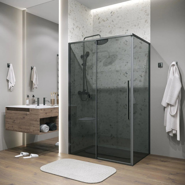 Изображение товара Душевой уголок Grossman Galaxy 120х100х195 / 120.K33.01.1210.42.10 (графит сатин/тонированное стекло)