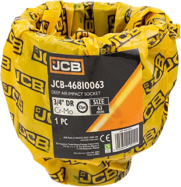 Изображение товара Головка слесарная JCB 46810063 (61365)