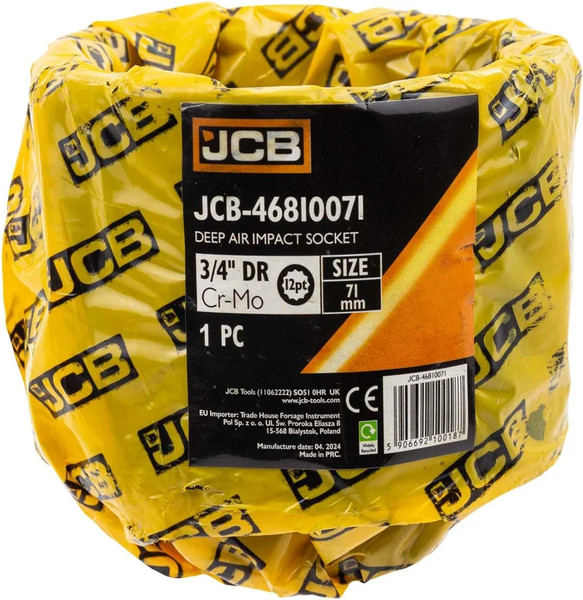 Изображение товара Головка слесарная JCB 46810071 (61370)