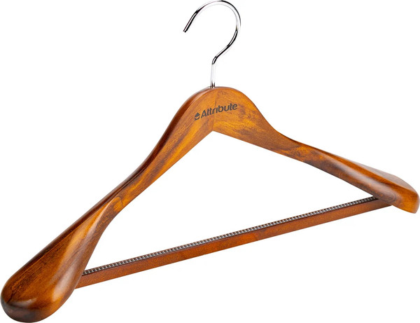 Изображение товара Деревянная вешалка-плечики Attribute Status AHO211