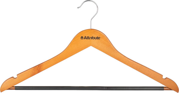 Изображение товара Набор деревянных вешалок-плечиков Attribute Casual AHC001 (6шт)