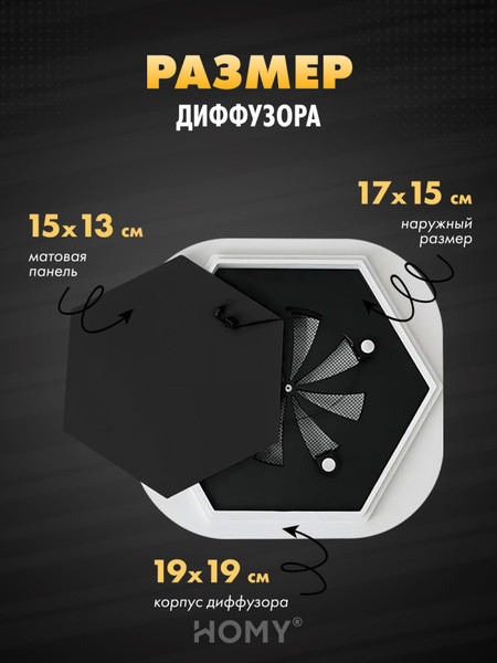 Изображение товара Вентилятор накладной Homy Air AH100BRS