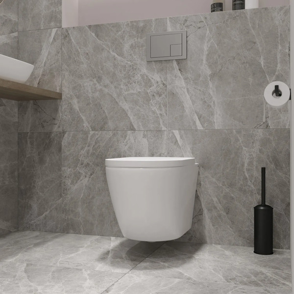 Изображение товара Унитаз подвесной с инсталляцией Lauter Vortex 2110830+GROHE Rapid SL 38772001+37131000 с кнопкой (прямоугольная, хром)