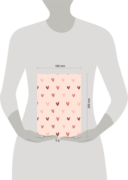 Изображение товара Записная книжка Эксмо Сердечки. Блокнот в точку / 9785042130175 (64л)