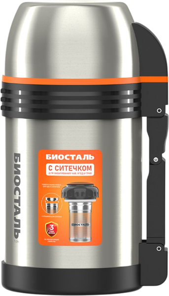 Изображение товара Термос универсальный Биосталь Спорт NGP-Z (1л)