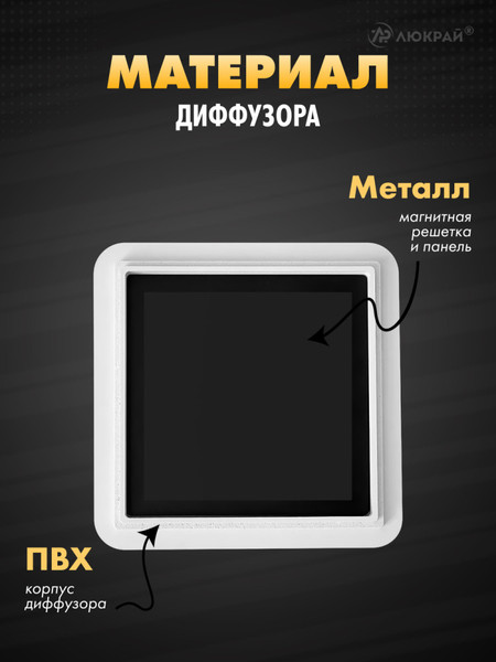Изображение товара Решетка вентиляционная Homy Air AS100B