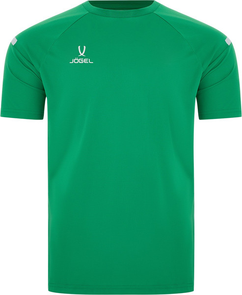 Изображение товара Футболка игровая футбольная Jogel Camp 2 Training Poly Tee (M, зеленый/белый)