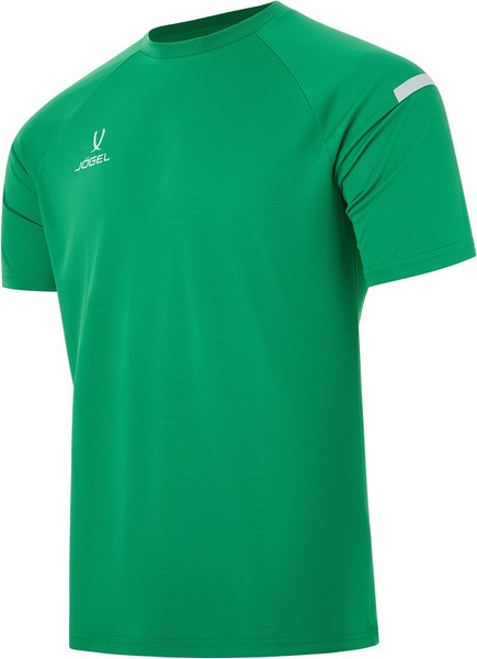 Изображение товара Футболка игровая футбольная Jogel Camp 2 Training Poly Tee (S, зеленый/белый)