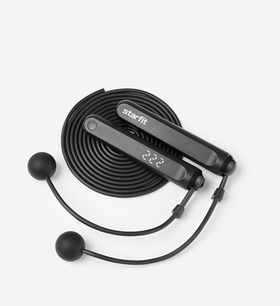 Изображение товара Скакалка Starfit RP-701 ПВХ (3м, черный)