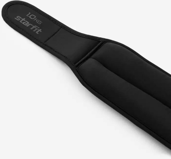 Изображение товара Комплект утяжелителей Starfit WT-701 (1кг, черный)