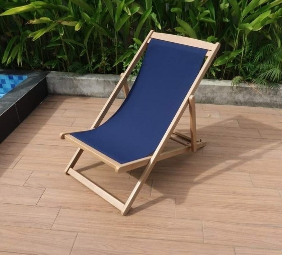 Изображение товара Кресло-шезлонг складное National Tree Company Из акации / TP7043.2.2 (95.5x60x81см)