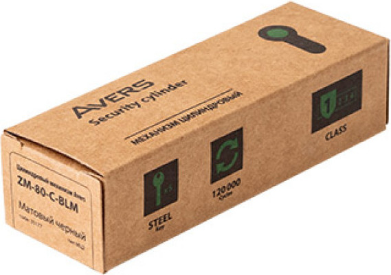 Изображение товара Цилиндровый механизм замка Avers ZM-90(35C/55)-C-BLM