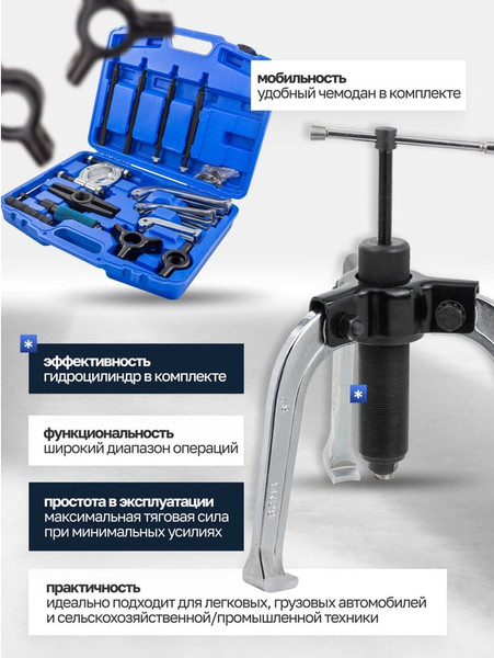 Изображение товара Набор съемников Partner 60 832 / PA-66622