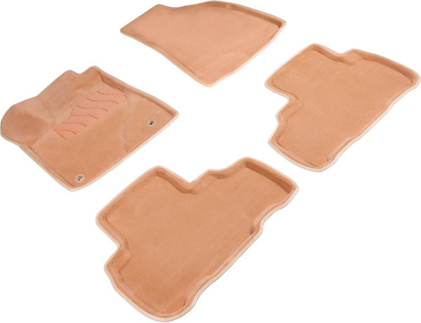 Изображение товара Комплект ковриков для авто Seintex 87229 (бежевый, для Toyota Highlander III 2013-2019)