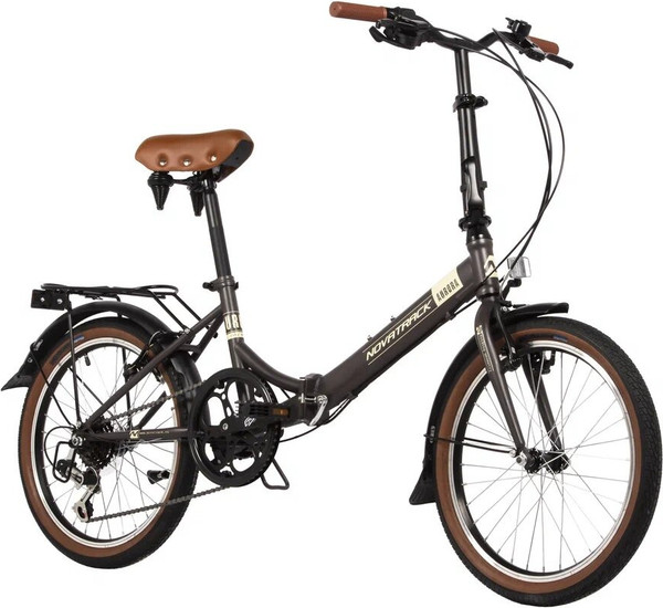 Изображение товара Велосипед Novatrack 20 Aurora 20FAURORA6S.BN4 (коричневый, разобранный, в коробке)