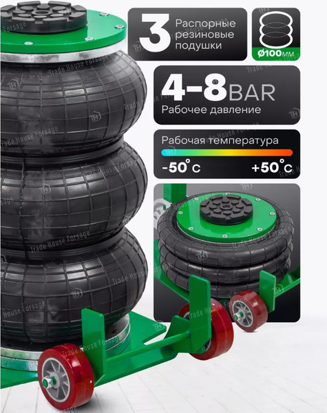 Изображение товара Подкатной домкрат RockForce RF-TRA1812 (59732)