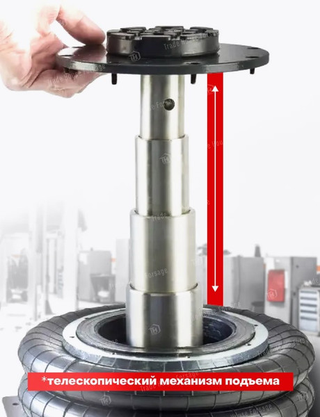 Изображение товара Подкатной домкрат RockForce RF-TRA1812 (59732)