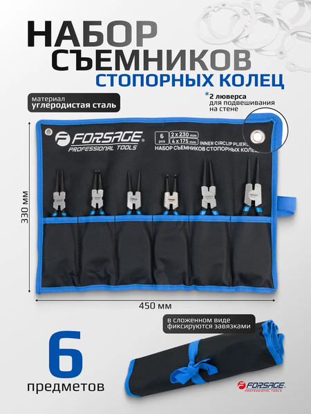 Изображение товара Набор съемников Forsage F-6879A (65168)