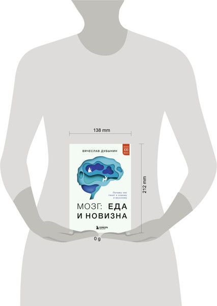 Изображение товара Книга Бомбора Мозг: еда и новизна, твердая обложка (Дубынин Вячеслав)