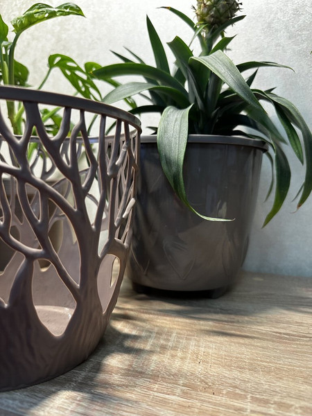 Изображение товара Кашпо La Decoro Форест / КШ-9802 (мокко)